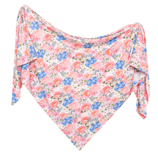 Copper Pearl Penelope Bamboo Swaddle showcasing soft, breathable bamboo fabric with a gentle, stylish design for newborns.