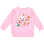 Sweet Wink - Christmas Doodle Sweatshirt