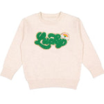 Sweet Wink - Lucky Script Patch St. Patrick's Day Sweatshirt