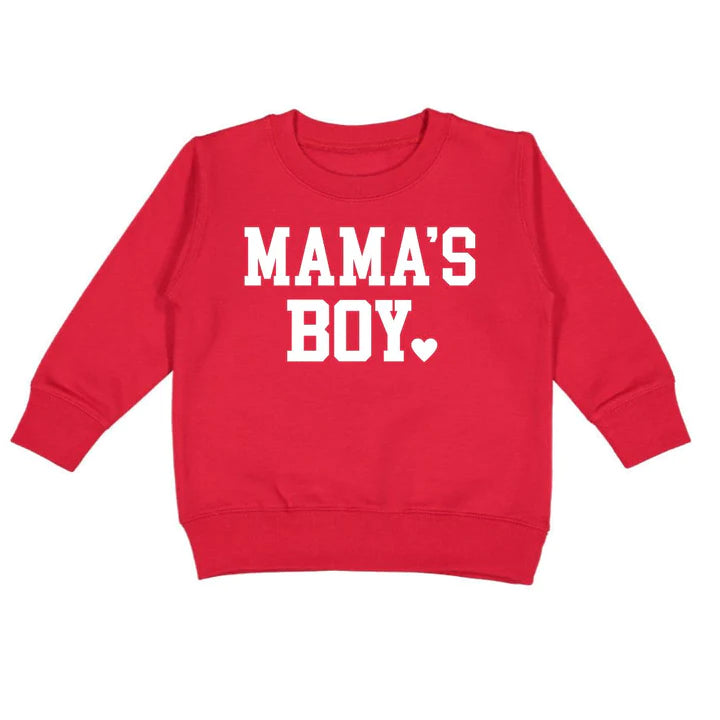 Sweet Wink - Mama's Boy Red Sweatshirt