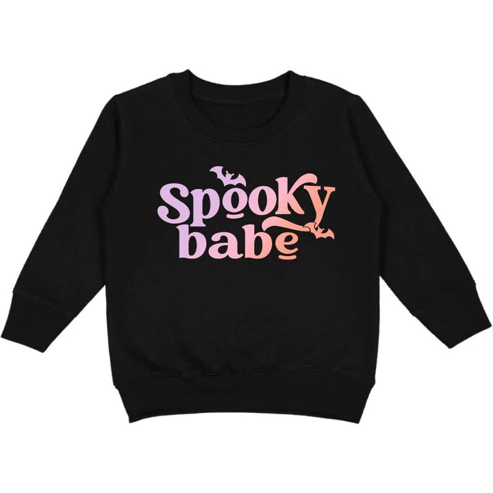 Sweet Wink - Spooky Babe Halloween Sweatshirt