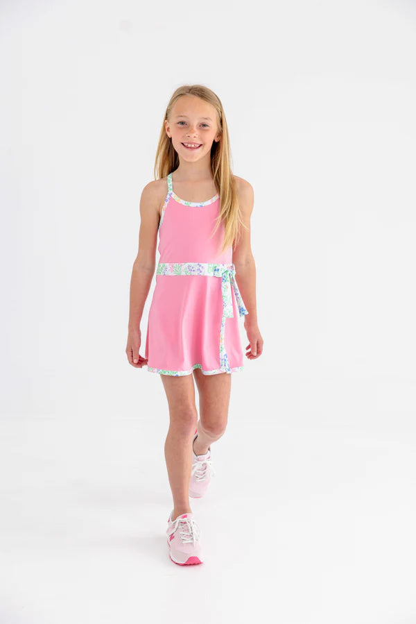 Hamptons Hot Pink with Gaston Street Garden Prepletic™ Teggy Tennis Dress