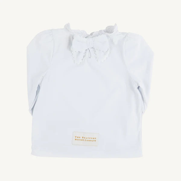 Worth Ave White Winnie's Wave Spotter Swim Shirt