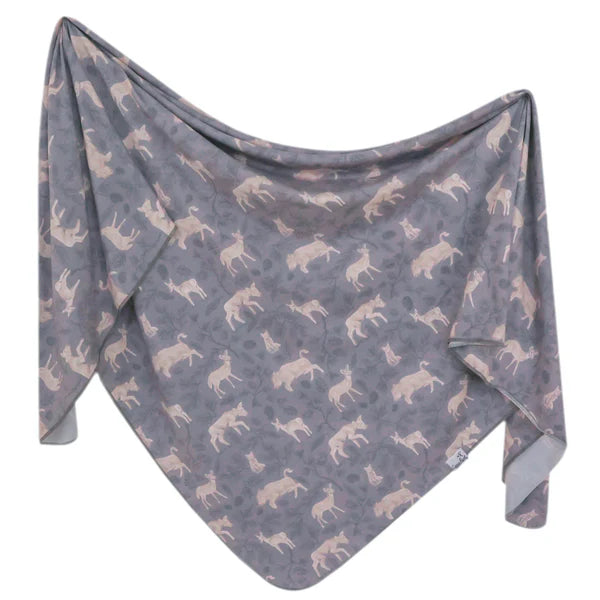 Copper Pearl - Timber Knit Swaddle Blanket