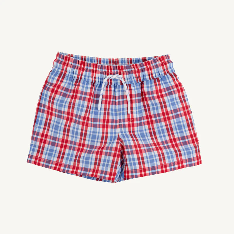 The Beaufort Bonnet Company - Tortola Swim Trunks Lawn Party Plaid