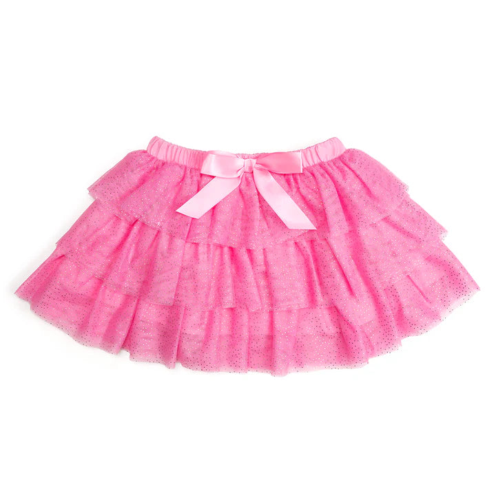 Sweet Wink - Raspberry Bow Tiered Tutu