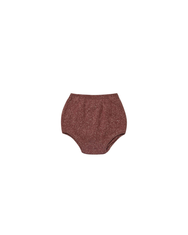 Quincy Mae - Heathered Plum Knit Bloomer