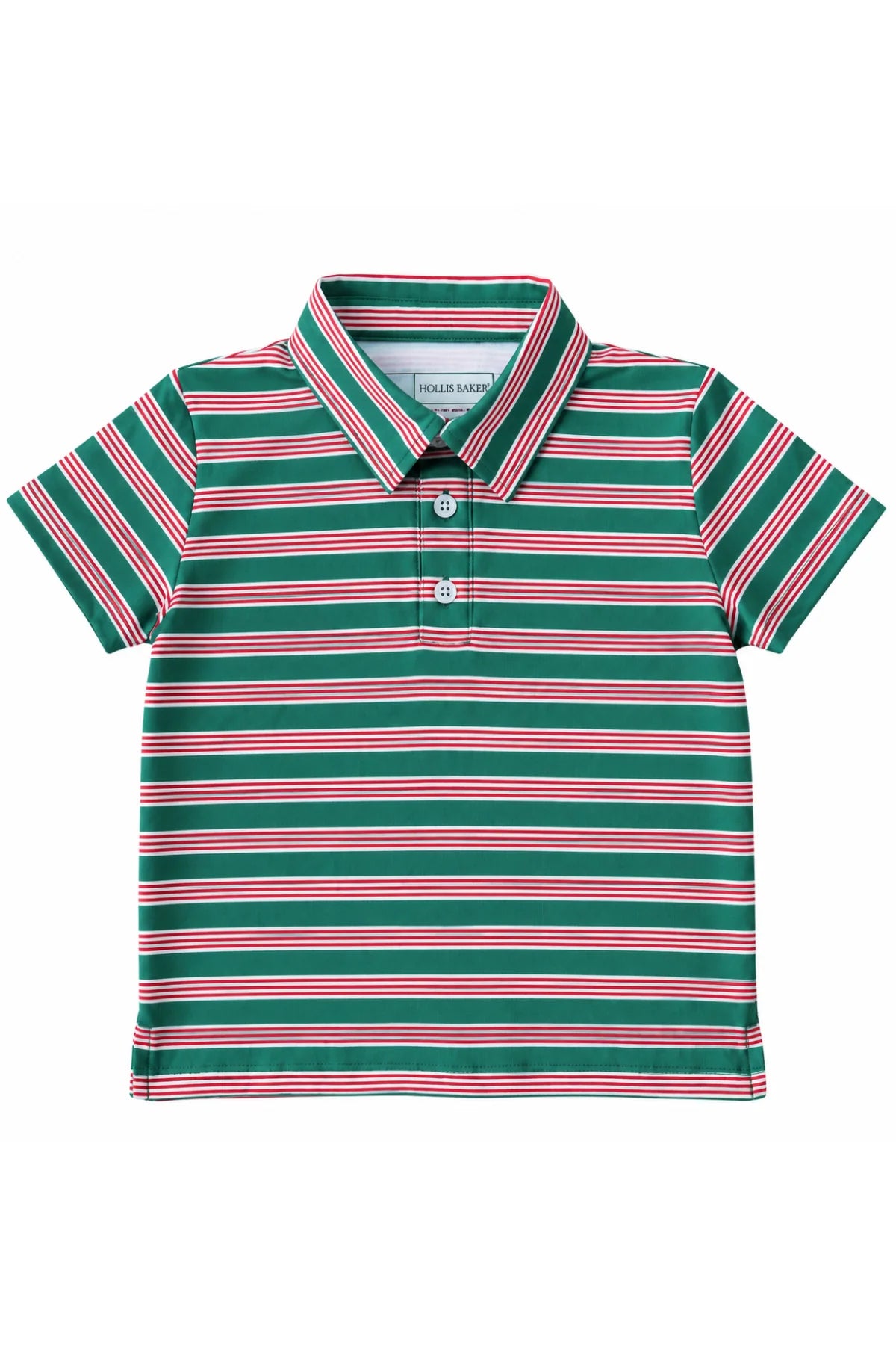 Red + Green Stripes Kyle Polo