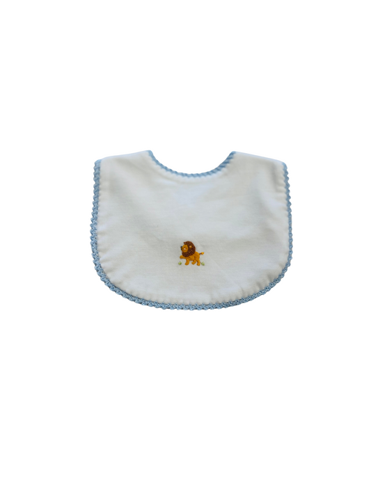 Baby Club Chic - Safari Adventure Bib w/ Crochet Trim