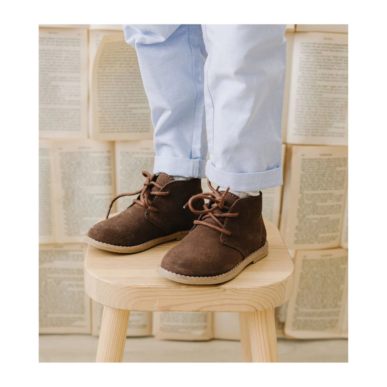 L'AMOUR - Conrad Lace Up Boot Brown