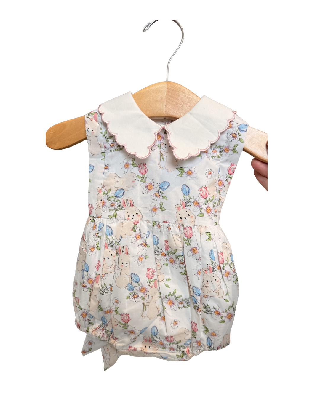 Tilly Bunny Scalloped Collared Bubble