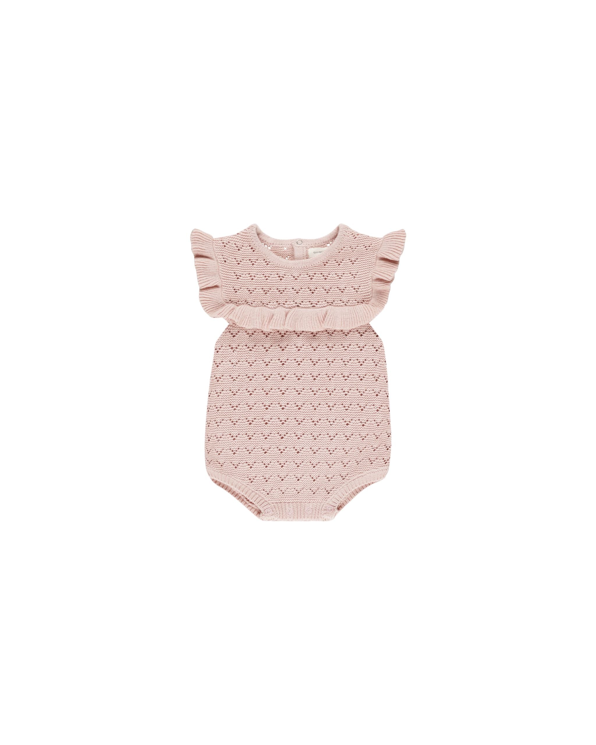 Quincy Mae Bonnie Romper - Bloom main image 1
