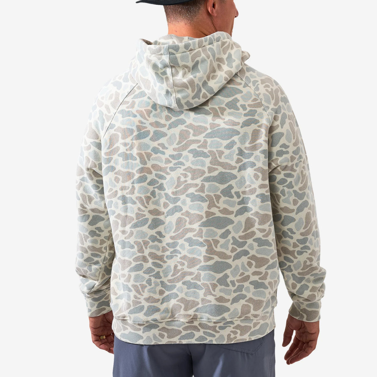 Men's Burlebo vintage washed graphic hoodie with "Pray" design