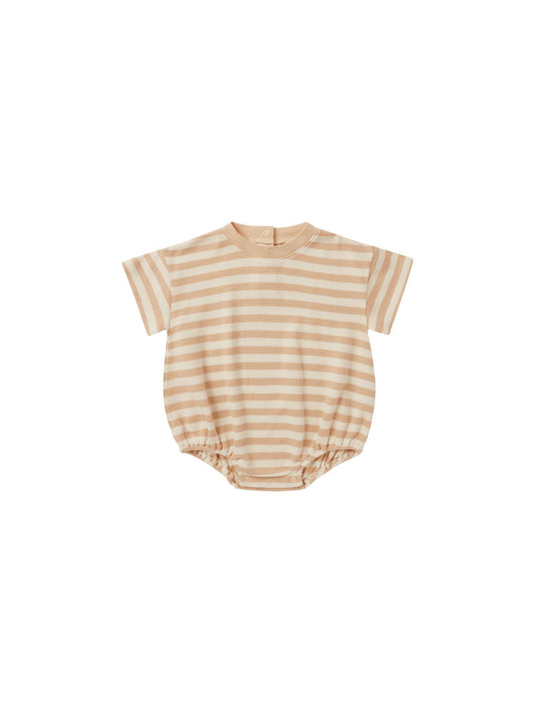 Rylee & Cru - Apricot Stripe Relaxed Bubble Romper
