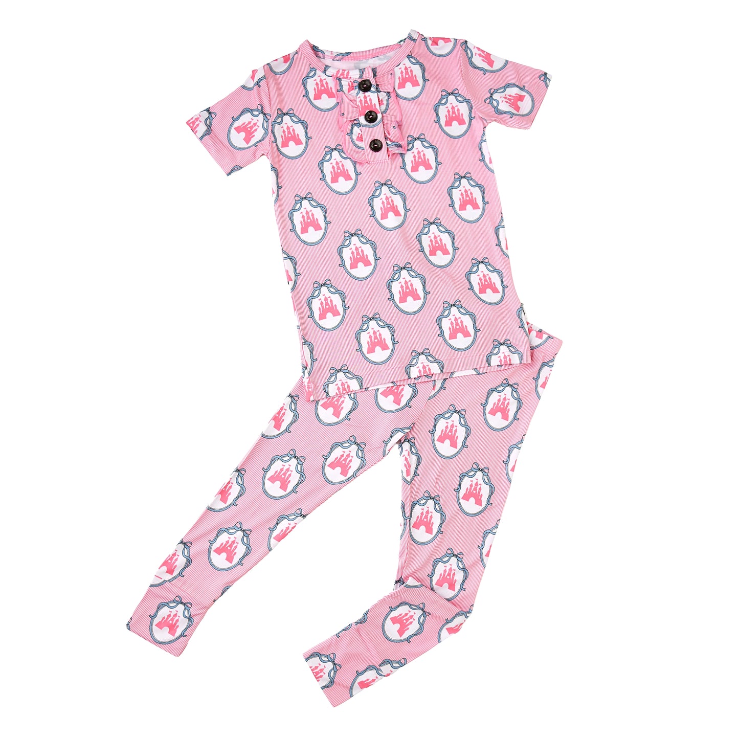 Maeve Castles Ruffle Two Piece Lounge Set