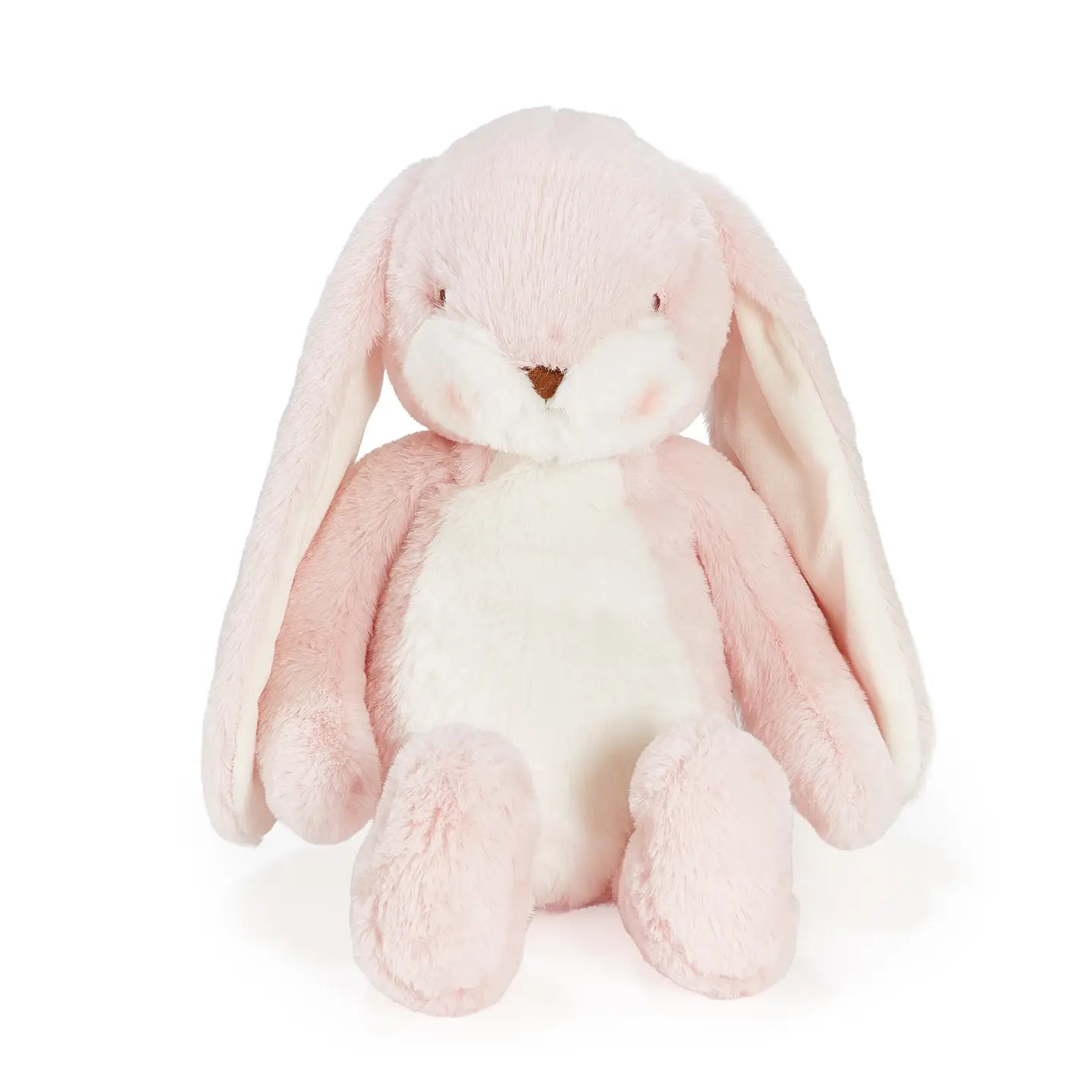 Pink Sweet 16" Nibble Bunny plush toy by Bunnies By the Bay, soft fabric with cute bunny features and pink accents.