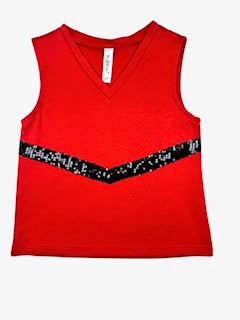 ML Kids - Red and Black Cheer Uniform