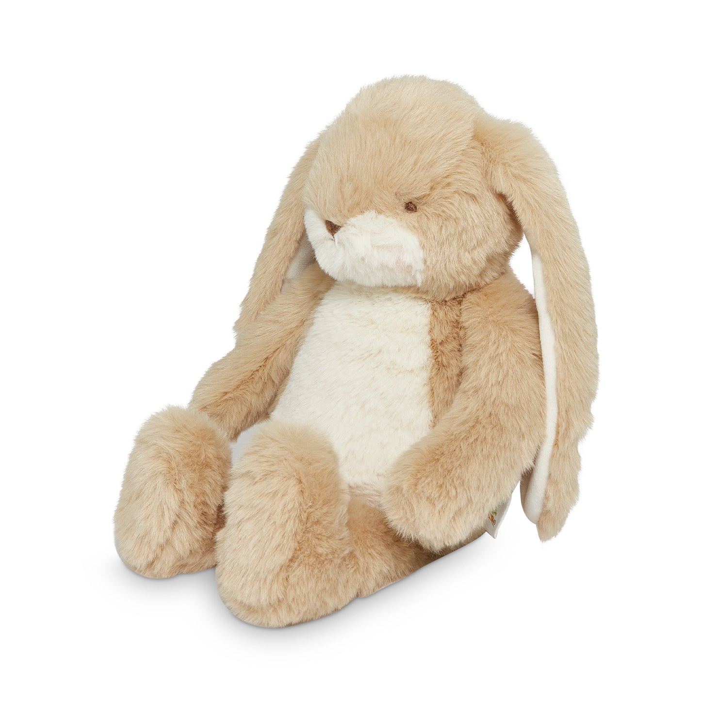 Almond Joy Little 12" Nibble Bunny plush toy by Bunnies By the Bay, featuring soft fabric and adorable bunny design.