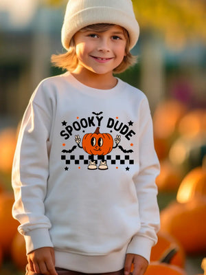 Halloween Spooky Dude Youth Sweatshirt