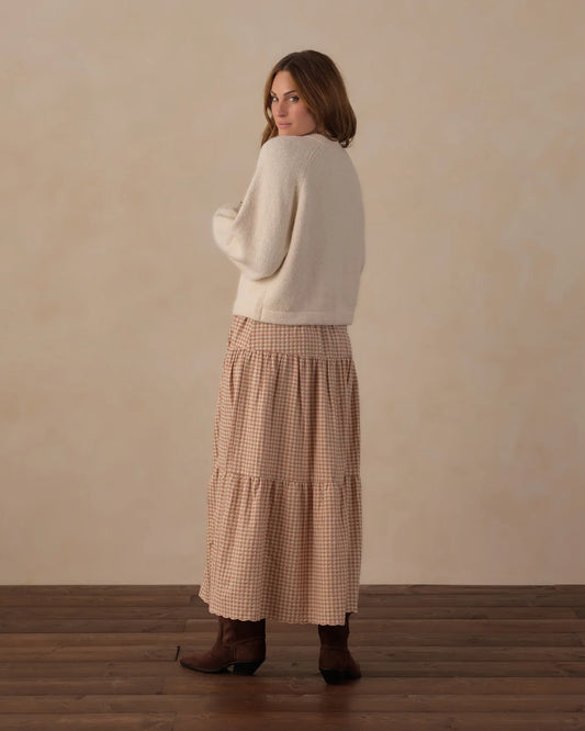 Women's Natural Fuzzy Cardigan