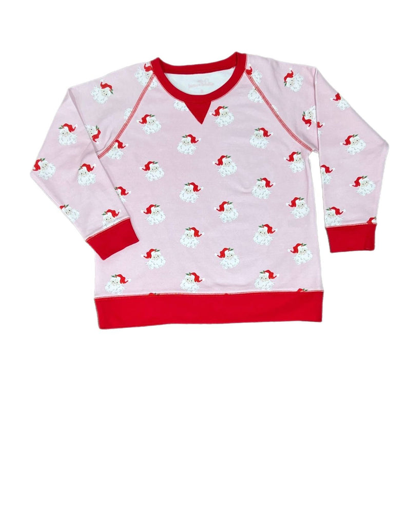James & Lottie - Santa Sweatshirt with Red Details Sally Sweatshirt