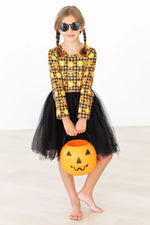 Mila & Rose - Plaid Pumpkins Tutu Dress
