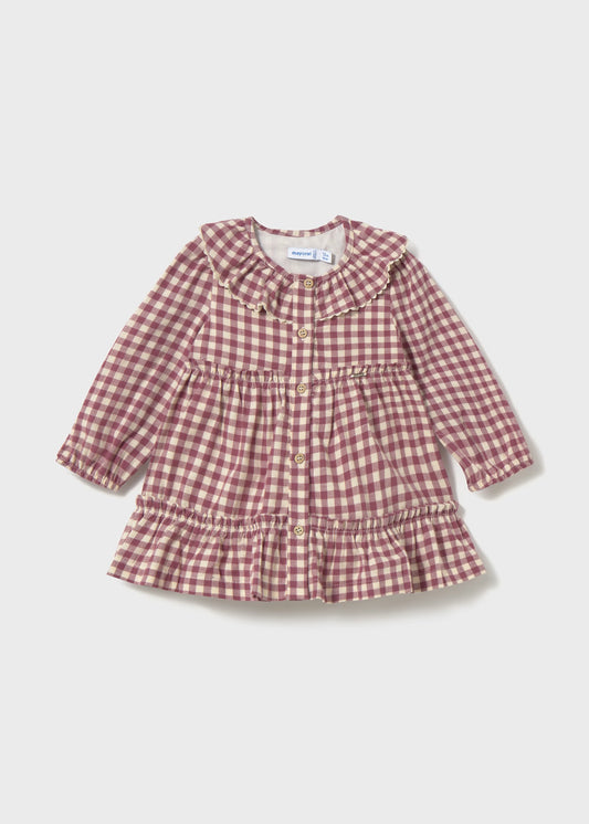Blush Gingham Baby Dress