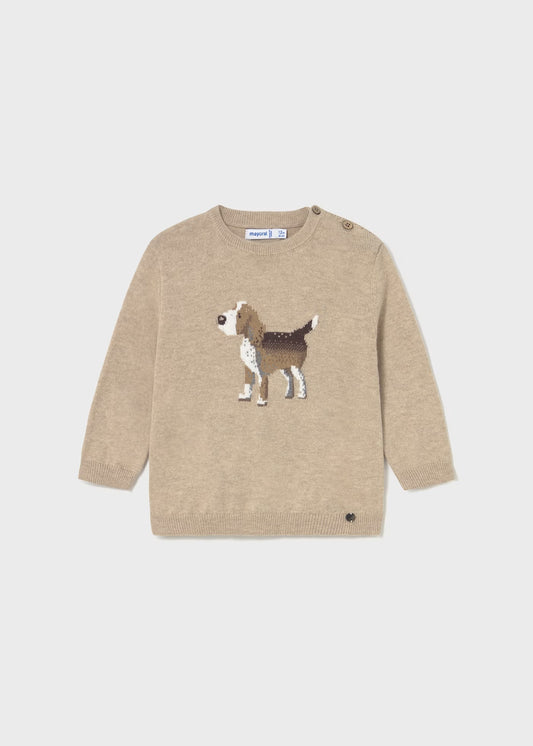 Beige Dog Sweater