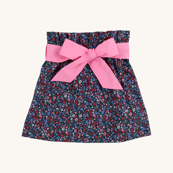 Fairfax Farm Floral Beasley Bow Skirt - Broadcloth