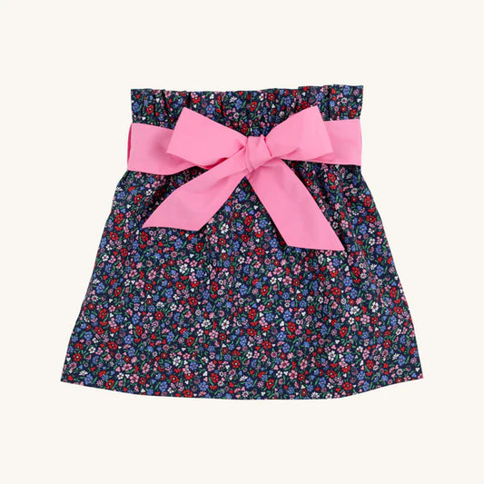 Fairfax Farm Floral Beasley Bow Skirt - Broadcloth