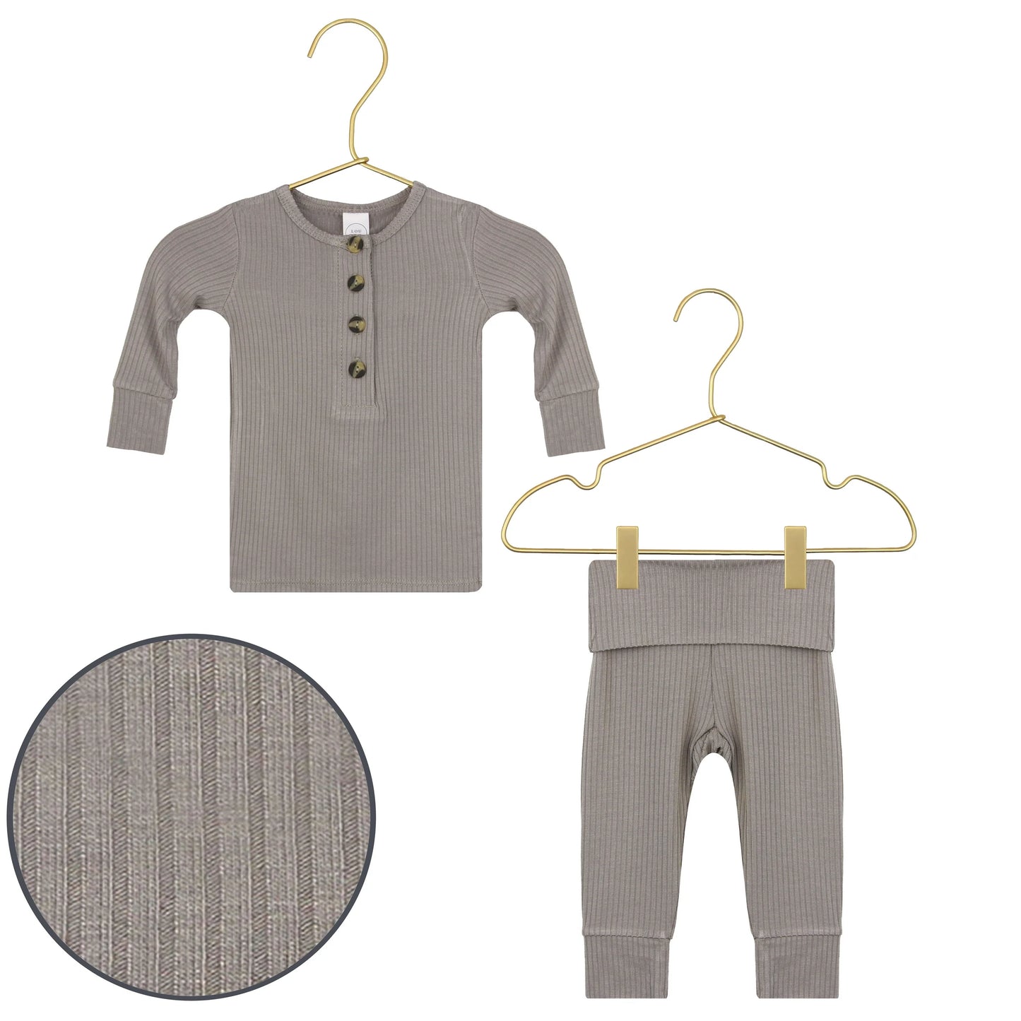 Lou Lou & Co - Beau Ribbed Top + Bottoms