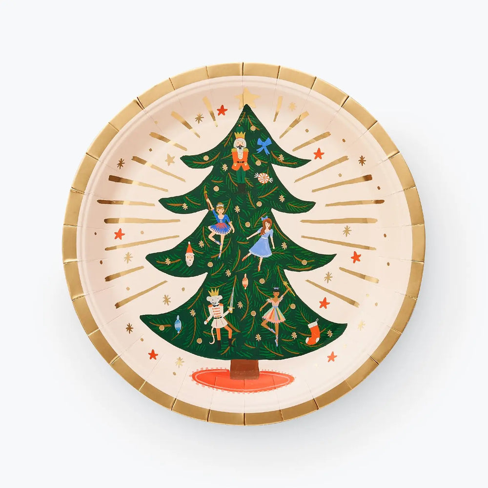 Rifle Paper Co. Nutcracker Large Plates Sweet E s Children s