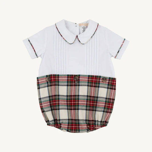 Charlie Place Plaid Bryan Button In Bubble - Flannel