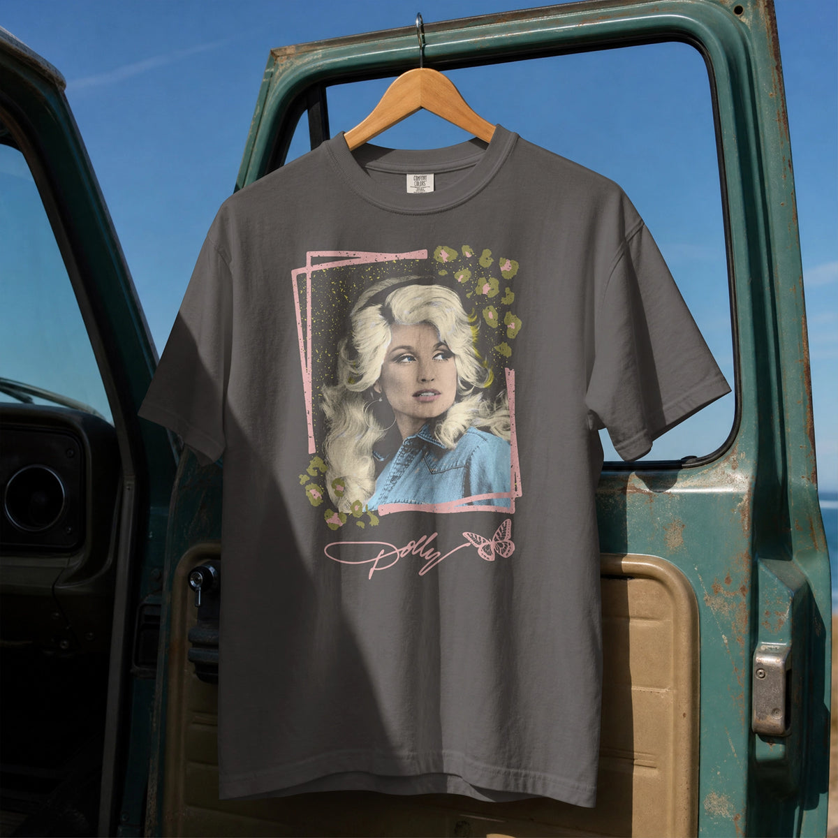 Vintage Dolly-Inspired Western Tee