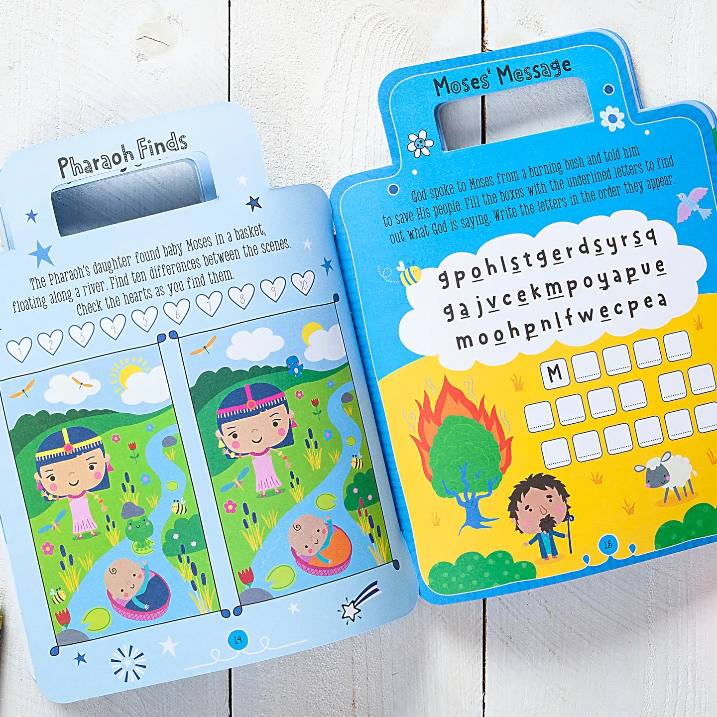My Bible Backpack Activity Book by BroadStreet Publishing Group, LLC featuring colorful illustrations and interactive activities for children.