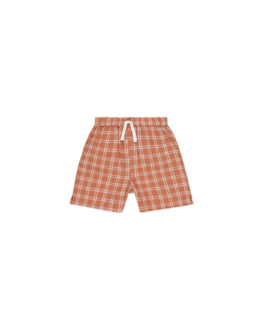 Rylee & Cru - Poppy Check Perry Short