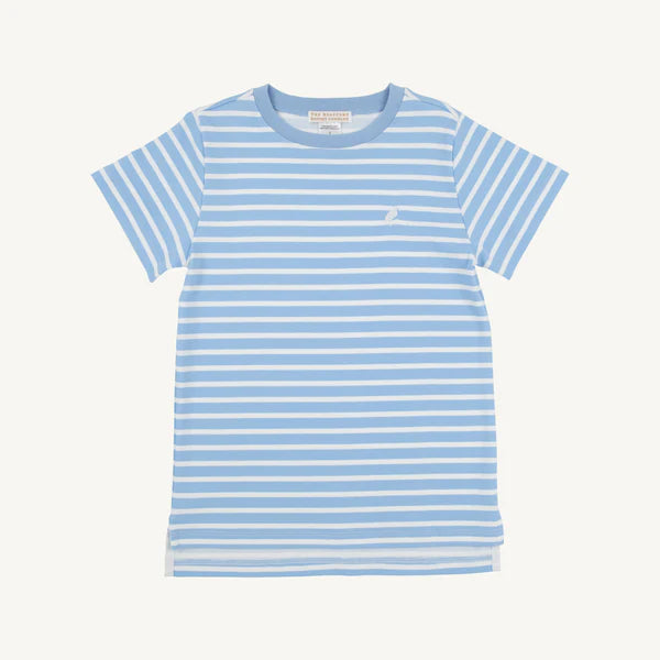 The Beaufort Bonnet Company -  Sarasota Sky Stripe Carter Crewneck