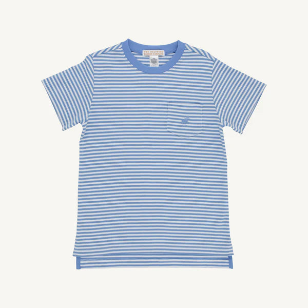 Sunrise Blvd Blue Stripe Carter Crewneck