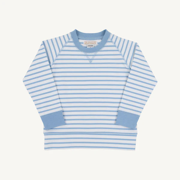 Sarasota Sky Stripe/Sarasota Sky Cassidy Comfy Crewneck