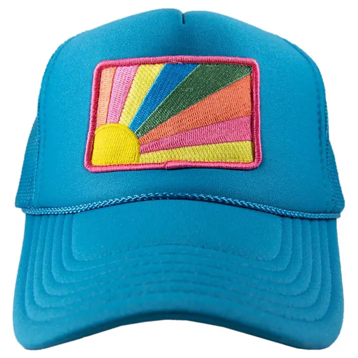
            
                Load image into Gallery viewer, Katydid - Bursting Sunshine Patch Foam Trucker Hat
            
        