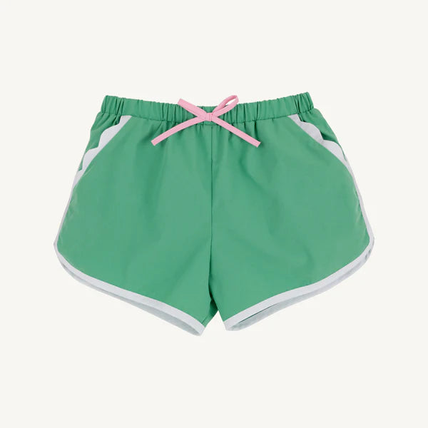 Gibson Island Green/Worth Ave White Cheryl Shorts - Broadcloth