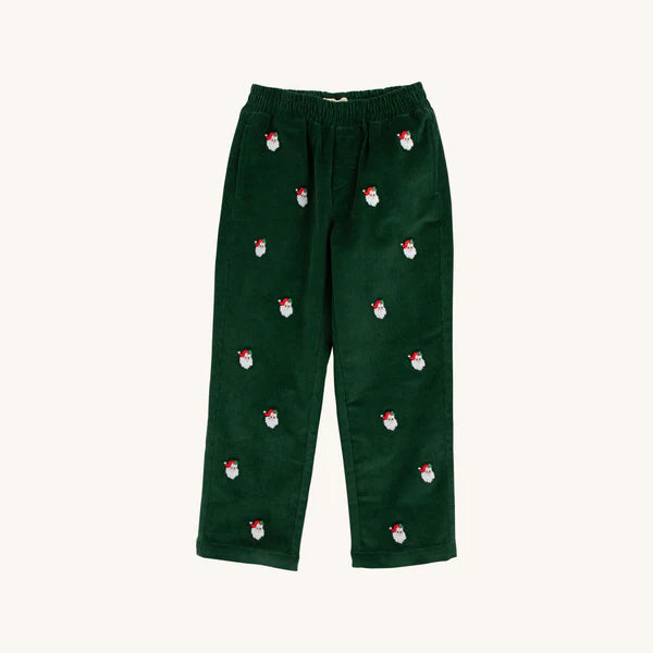 Grier Green Santa Critter Sheffield Pants - Corduroy