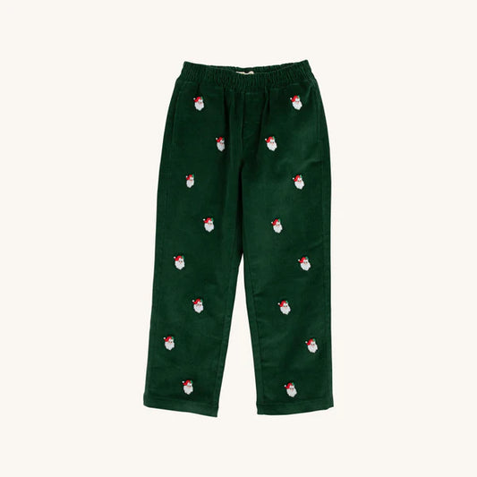 Grier Green Santa Critter Sheffield Pants - Corduroy