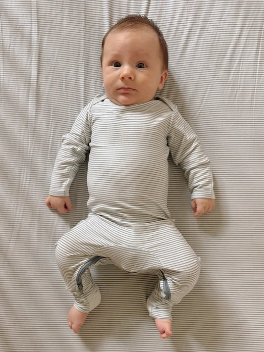Blue Stripe Convertible Pajama