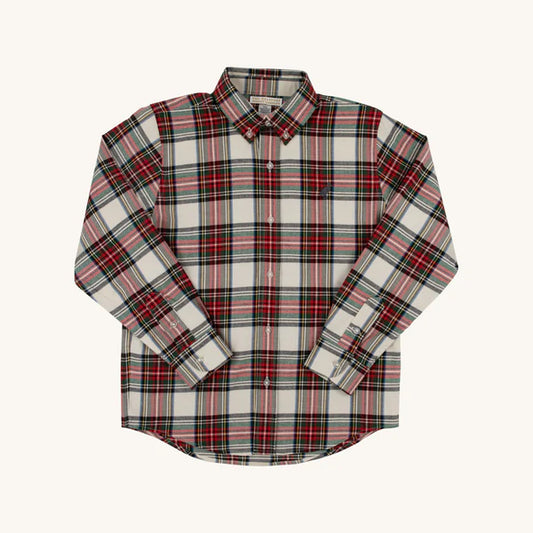Charlie Place Plaid Dean's List Dress Shirt - Flannel
