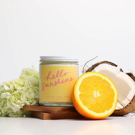 Poured Goods -Hello Sunshine: 8 oz Soy Wax