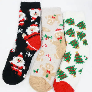 Christmas Plush Cozy Socks