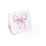 Over the Moon - Pink Bow Enclosure Card