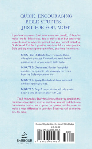 The 5-Minute Bible Study for Moms Book