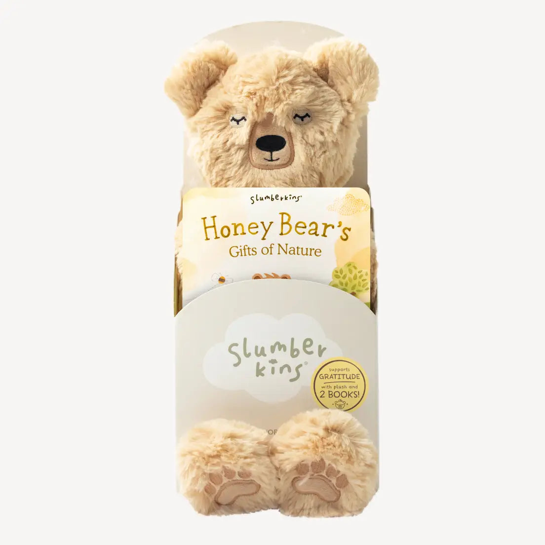 Honey Bear's Gratitude Plush Set - with 2 Books!